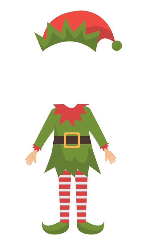Printable Elf Body Cut Out